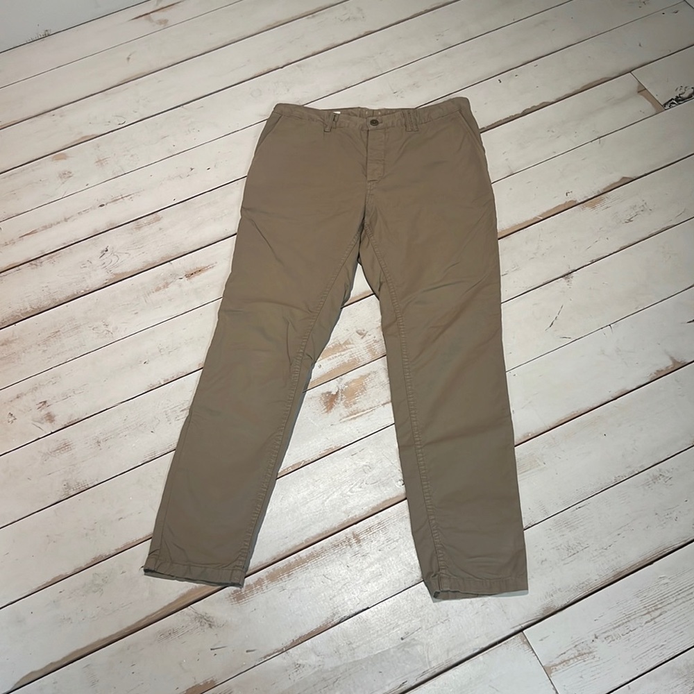 Norse project aros twill light weight pants slim khaki